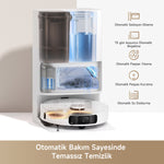 Görseli Galeri görüntüleyiciye yükleyin, Otomatik bakım sistemiyle temassız temizlik sağlayan en iyi Dreame robot süpürge istasyonu.