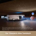 Görseli Galeri görüntüleyiciye yükleyin, 89 mm ultra ince tasarımlı Dreame robot süpürge ile mobilya altlarını zahmetsizce temizleyin.