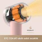 Görseli Galeri görüntüleyiciye yükleyin, Dreame Hair Gleam 57 °C akıllı sabit sıcaklık teknolojisi, saçın ısıya karşı korunmasını sağlar.