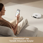 Görseli Galeri görüntüleyiciye yükleyin, CleanGenius™ özelliği ile temizlik ihtiyaçlarınıza akıllıca yanıt veren en iyi Dreame robot süpürge.