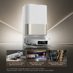 Görseli Galeri görüntüleyiciye yükleyin, Dreame akıllı süpürge, otomatik toz boşaltma ve paspas yıkama fonksiyonlarıyla tam temizlik çözümü sunar.