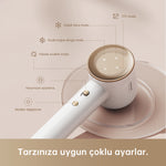 Görseli Galeri görüntüleyiciye yükleyin, Dreame Hair Glory, farklı saç tiplerine uygun ısı ve hız ayarlarıyla kişiselleştirilebilir kontrol sunar.