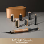 Görseli Galeri görüntüleyiciye yükleyin, Dreame AirStyle Pro zarif tasarımı ve tüm aksesuarları ile şık bir paket sunar.