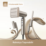 Görseli Galeri görüntüleyiciye yükleyin, Dreame Pocket, 3 katlanabilir formu sayesinde seyahat için ideal, kolay taşınabilir saç kurutma makinesi.