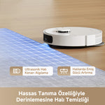 Görseli Galeri görüntüleyiciye yükleyin, L40 robot süpürge halı derin temizlik modu ve otomatik emiş gücü artırma performansı