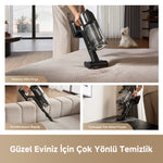 Görseli Galeri görüntüleyiciye yükleyin, Dreame R20 Ultra AquaCycle, mobilya, halı ve köşelerde çok yönlü güçlü temizlik sağlar.
