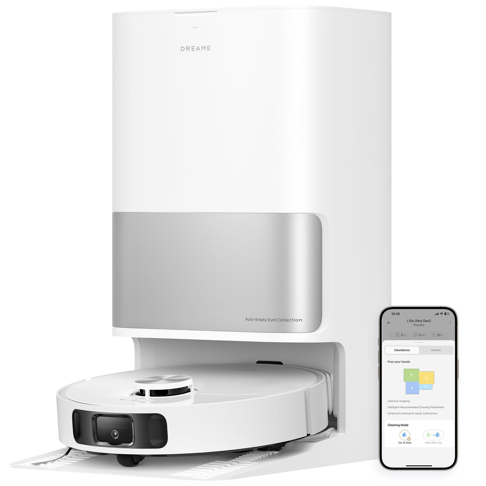 En iyi Dreame robot süpürge modellerinden L10s Ultra Gen 2, otomatik istasyon ve uygulama desteğiyle akıllı temizlik sunar.