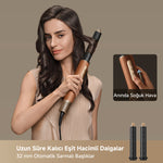 Görseli Galeri görüntüleyiciye yükleyin, Dreame AirStyle Pro ile uzun süre kalıcı, hacimli bukleler oluşturun.
