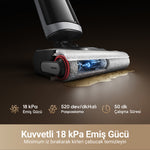 Görseli Galeri görüntüleyiciye yükleyin, 18 kPa güçlü emiş gücü ve 520 devir/dk silme hızı ile etkili ve derinlemesine temizlik.
