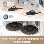 Görseli Galeri görüntüleyiciye yükleyin, Kendi kendini temizleyen paspas ve yıkama haznesiyle Dreame L40 Ultra robot süpürge.
