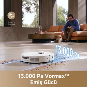 13.000 Pa güçlü emiş performansı.