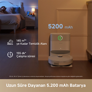 Dreame L40 Plus Robot Süpürge- Zahmetsiz Günlük Temizlik | Dreame