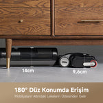 Görseli Galeri görüntüleyiciye yükleyin, 180° düz konum özelliğiyle mobilya altına kolay erişim sunar.
