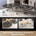 Görseli Galeri görüntüleyiciye yükleyin, Kendi kendini temizleyen istasyonlu robot süpürge bakımı kolay model
