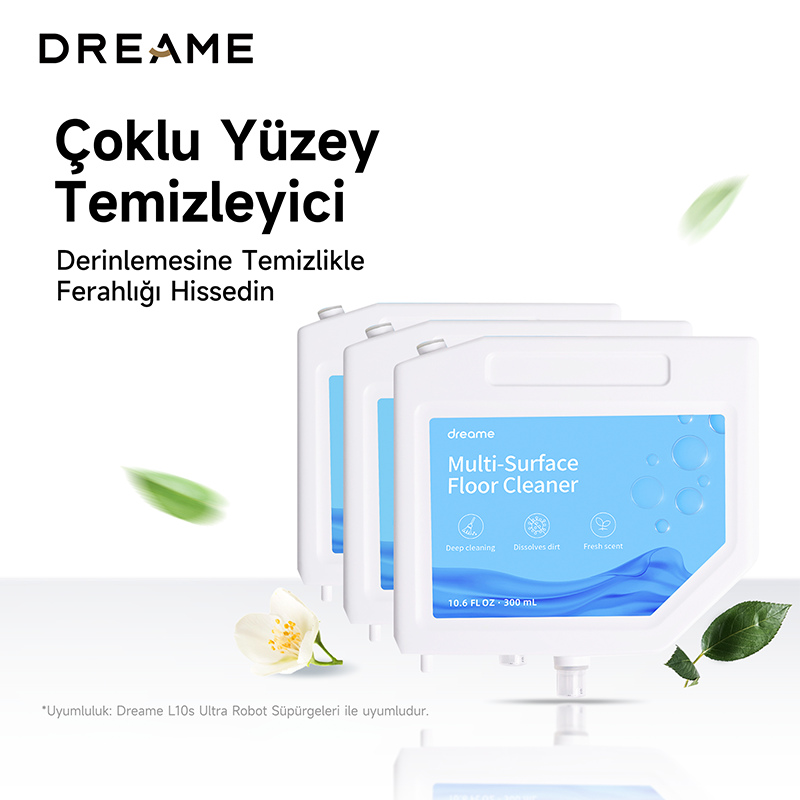 Dreame Temizlik Solüsyonu 300ml 3 adet L10s Ultra