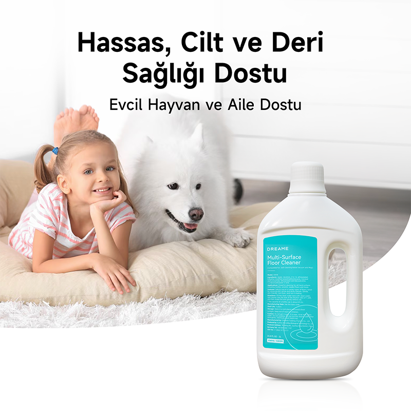 Dreame Temizlik Solüsyonu 1000 ml 1 Adet, Robot Süpürge / Islak ve Kuru Süpürge